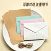 Sobres de Amazon más vendidos de alta gama con textura en relieve, sobres vintage de papel de algodón hecho a mano para invitaciones de boda e invitaciones de negocios