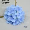 Flor de Hortensia de Lana Grande de 27 Cabezas Decoración de Boda Flor Artificial Venta al por Mayor Arreglo de Pared de Flores para Camino Flor de Seda Suministro Transfronterizo