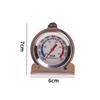 Termómetro de horno de acero inoxidable, termómetro de cocina para el hogar, colgante, herramienta de precisión para hornear de alta temperatura
