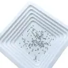 Mini Pedras de Unha com Fundo Plano Diamante Zircônia Chanfrada 1.5X3Mm Marquise Losango Zircônia Popular Cristal de Floco de Neve