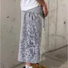 Pantalones casuales con cordones de estilo callejero americano transfronterizos para hombres y mujeres, Y2K retro Harajuku de pierna recta de tiro bajo hip-hop deportivos modernos