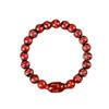 Pulsera de esmalte gris fragante ágata roja Buda de Nacimiento pulsera Guardián del Zodiaco doce femenina colorida año de nacimiento