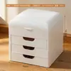 Caja de Almacenamiento de Cajones BNBSDesktop para Cosméticos Cuidado de la Piel Papelería de Estudiante con Cajones Gabinete de Almacenamiento