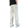 Nueva colección de otoño: pantalones casuales para hombre, estilo retro americano, pantalones de pierna ancha de moda, diseño de pierna recta de corte holgado, pantalones deportivos versátiles y elegantes