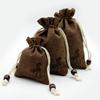 Pacote de Bolsa Lótus Bolso Bolsa de Joias de Cristal Embalagem de Lótus Bolsa de Linho Bolsa de Linho Pulseira Bolsa de Brincar
