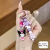 Cordão de Celular com Contas Sanrio Pingente de Boneca Desenho Animado Pingente para Capa de Celular Acessórios Femininos Pequeno Presente