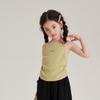 Camisola de Verano Nueva para Niñas 2024 Estilo Coreano con Pliegues Laterales Camisola para Bebé Disponible en Múltiples Colores