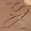 Collar de Cordón de Cuero Ajustable, Cuerda para Colgar Colgante de 1 mm, Adecuado para Joyería DIY de Jade y Cristal, Correa de Cuello Versátil al por Mayor