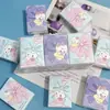 Pañuelos de Papel Impresos con Diseño de Gatito de Dibujos Animados, Paquete Pequeño Portátil de Pañuelos Faciales, Papel Higiénico, Servilletas Coloridas, Toallas de Mano