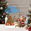 Adornos Creativos Personalizados de Acrílico Transfronterizos Amazon Temu Souvenirs Navideños en Forma de Corazón Soporte de Exhibición de Atmósfera de Escritorio