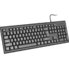 Ventas de fábrica teclado con cable oficina de negocios hogar delgado USB accesorios para computadora de escritorio teclado transfronterizo
