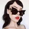 Gafas de sol de murciélago de moda personalizadas ins, gafas de sol para disfrazarse de Halloween 2023, nuevas gafas de sol transfronterizas europeas y americanas