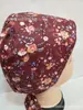Gorro Quirúrgico Estampado para Mujer de Algodón Puro Gorro para Quirófano para Hombre Gorro Fino de Algodón para Quimioterapia Primavera y Verano Gorro para Estomatólogo Enfermera