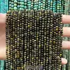 Suministrado directamente por el fabricante: cuentas redondas pequeñas de piedra natural, cuentas de arroz, cristal, turmalina, cuentas redondas de ágata, materiales hechos a mano para DIY, accesorios para pulseras