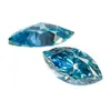 Moissanita de Colores con Forma Especial Marquise Moissanita Multicolor Piedra Suelta 1-3 Quilates Vvs Prueba de Pluma Incrustación Fabricante Stock Disponible