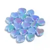 Cuentas de Corazón de Color Sólido Acrílicas con Agujero Vertical de Color Chapado Cuentas Sueltas en Forma de Corazón para Pulseras Hechas a Mano DIY y Accesorios de Joyería Venta al por Mayor