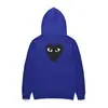 Marca de moda estilo japonés Ropa nueva de otoño e invierno para hombre y mujer con Corazón, Ojos Grandes, Corazón Negro, Chaqueta Sudadera con Cremallera y Forro Polar