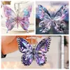 Moda Europea y Americana Realista Colgante de Mariposa Colorida Acrílico Plano 2D Decoración para Mochila Regalo de Vacaciones para Niñas