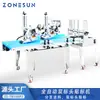 Máquina automática de etiquetado de superficie plana Zonesun para Cajasbolsas