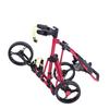 Carrito de Golf, Carrito de Tres Ruedas, Carrito de Mano, Carrito de Aluminio, Carrito de Golf Plegable para Almacenamiento