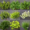 Ramo de Plantas Verdes para Boda, Hojas de Árbol, Espárrago, Arreglo Floral, Hierba de Planta, Decoración de Salón de Bodas, Hojas Verdes, Arreglo Floral Artificial