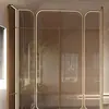 Mampara de Pantalla para Vestíbulo de Hotel, Mampara de Rejilla de Acero Inoxidable para Sala de Exposiciones, Restaurante, Centro Comercial, Oficina de Ventas y Pantalla de Estilo Chino para Vestíbulo