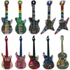 10 Instrumentos de Rock Hip-Hop Personalizados, Guitarras, Acessórios de Joias em Acrílico, Pingentes DIY, Pingentes para Bolsa, Acessórios, Tendência
