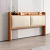 Madera de Haya Ultra-Delgada Estilo Nuevo Empaque Suave Color Crema Simple Moderno Lujo Ligero De Pie Estilo Francés Cabecero de Madera Maciza Se Vende por Separado