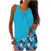 Transfronterizo Nuevo 2025 Traje de Baño Europeo y Americano Playa Conservador Boxer Briefs Cubre Vientre Tankini Traje de Baño Traje de Baño Dividido
