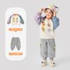 Conjunto de Moletom e Calça Kaka Panda para Meninas, Roupa de Outono para Bebê Menina, Roupas Casuais de Outono para Crianças, Roupa para Bebês de Primavera e Outono