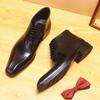 Âncora de celebridade on-line Fornecimento direto Botas de negócios de inverno masculinas de couro polido Britânico Retro High-top Oxford Shoes Martin Boots