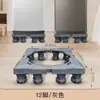 Base Universal para Lavadora con Ruedas Giratorias y Freno, Estante de Almacenamiento para Lavadora y Refrigerador, Soporte Elevador