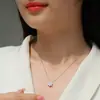 Novo colar de floco de neve 925 de prata da moda para mulheres, não desbota, presente elegante, corrente de clavícula de moissanita de alta qualidade