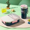 La Lonchera Más Vendida de Amazon con Set de Taza de Agua, Apta para Microondas, Adecuada para Calentar Loncheras de Estudiantes, Lonchera de Grado Alimenticio