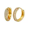 Pendientes de Latón Electrochapado en Oro Real, Nuevos, de Moda, Versátiles para el Uso Diario para Mujer, de Venta Caliente Transfronteriza Europea y Americana