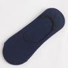 Meias de barco para primavera e verão, antiderrapantes, de silicone, invisíveis, de cor sólida, com abertura rasa, meias de algodão para homem, fornecidas pelo fabricante de meias, respiráveis.
