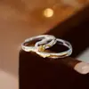 Anillo Original Qianjia S999 Plata Pura Rosa Espina Pareja Estilo Lujo Accesible Regalo Conmemorativo Nicho Entrega