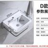 Lavabo Cerámico Sencillo para Baño Lavabo Pequeño para Balcón de Apartamento Lavabo de Pared Soporte para Lavabo Lavabo