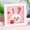 Crianças feitas à mão diy Diamond pintura Coelho ano nova decoração inspiradora adesivos de diamante pintura decorativa presente de aniversário