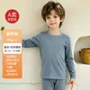 Conjunto de ropa interior térmica hecho a medida para niños para otoño e invierno, ropa para el hogar para niños y niñas, pijamas cálidos de forro polar