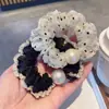 Diadema de Puntos Franceses Rizados para Niños Coreanos Anillo de Intestino de Perla Banda de Goma Cuerda para el Cabello Diadema de Alta Elasticidad y Duradera