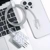 Transparente Transfronterizo Adecuado para Cargador Apple de 20W Cubierta Protectora Cable de Datos iPhone Dispositivo Mordedor de Cable Creativo Anti-Rotura