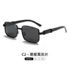 Nuevas Gafas de Sol Polarizadas de Montura Cuadrada Estilo Europeo y Americano para Mujer, Gafas de Sol Elegantes y de Moda para Hombre, Gafas de Metal de Alta Gama para Conducir