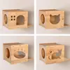 Tablero Perforado Estructura de Escalada para Gatos Nido de Gato Montado en Pared Plataforma de Salto Ahorro de Espacio Colgante de Pared Cama para Gatos Juguete de Pared para Gatos Juguete para Mascotas