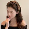 Faixa de Cabelo com Laço de Tecido Estilo Coreano com Dentes, Faixa de Cabeça de Cetim de Alta Qualidade, Acessório de Cabelo de Coroa Alta, Ornamento de Cabelo Doce para Meninas