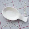Prato de Água Flor de Ameixa Prato de Tinta Porta-Caneta Pincel Suprimentos de Caligrafia Plástico Orgânico Pano para Escrita com Água Prato de Água Quatro Tesouros do Estudo