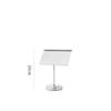 Soporte de anillo para número de mesa de acero inoxidable estilo europeo, soporte para tarjeta de menú de buffet, soporte para tarjeta de mesa, tarjetero