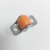 0,5 polegadas de lado vários rodízios direcionais de borracha mudo hardware tipo pasta móveis ocultos máquina de café bandeja rodízios