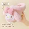 Cachorro de Orelha Grande Sanrio Slippers de Algodão Merlot para Crianças Outono e Inverno Quente Fofo Desenho Animado Casa Antiderrapante Estilo Pai e Filho