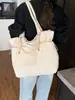 Bolso Cruzado Minimalista Casual Estilo Japonés para Mujer, Bolso Tote de Moda y Versátil para Estudiantes Universitarios, Adecuado para Clases y el Trayecto Diario